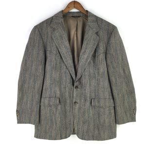 Vtg Warren Sewell Men Western Tweed Jacket Sport Coat sz 44L Made x The Warf USA
